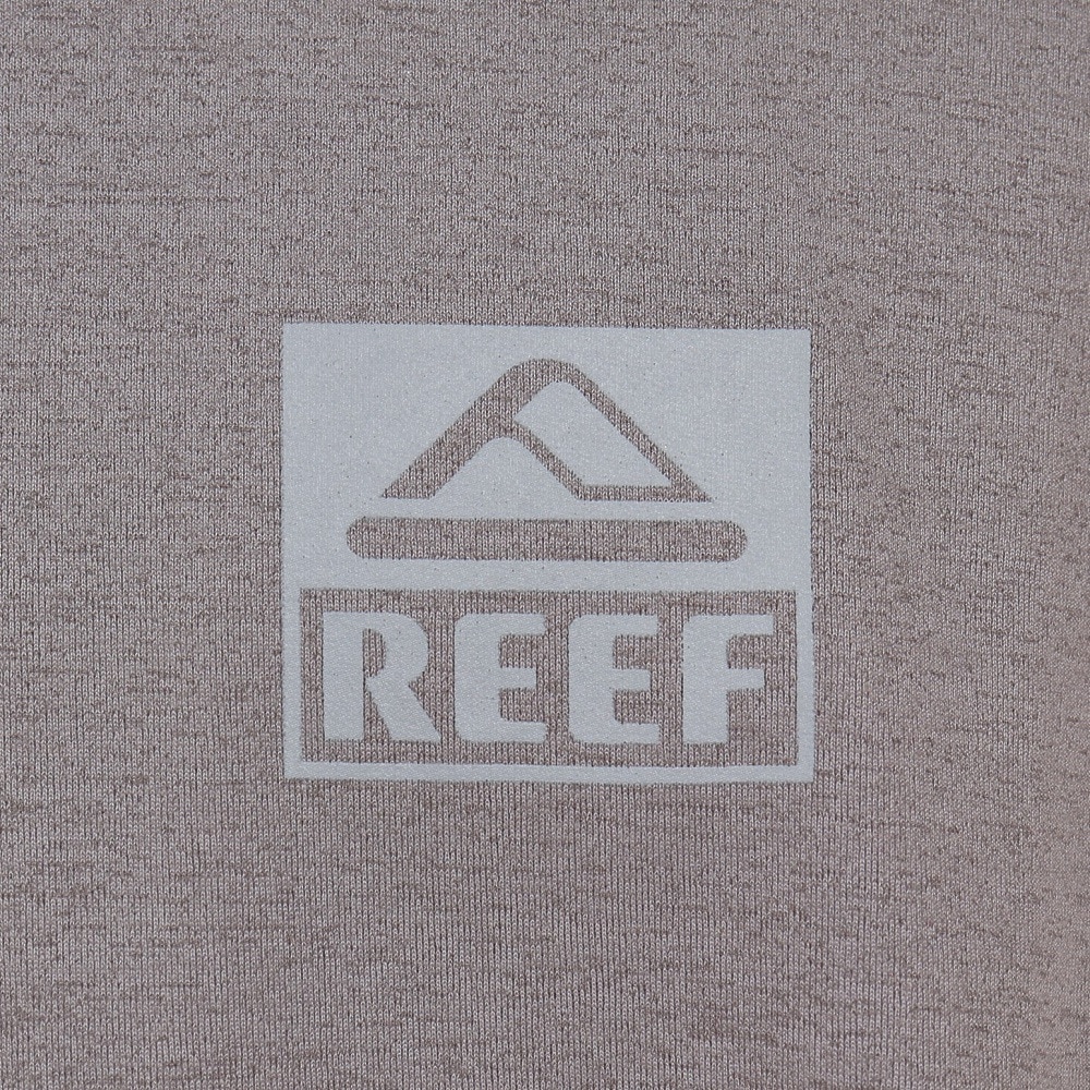 リーフ（REEF）（メンズ）ラッシュガード 半袖 Tシャツ UVカット 紫外線対策 ロゴ RFTEM2324 CHARCOAL LLサイズ