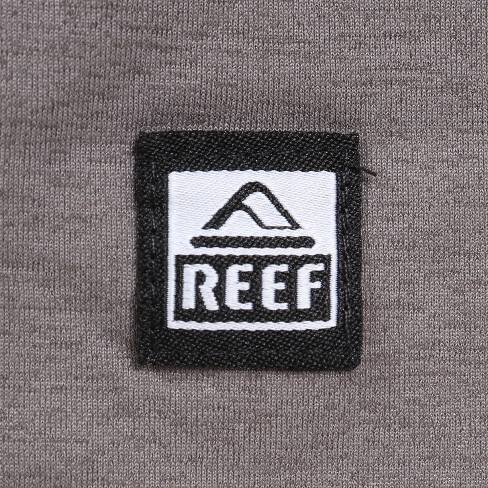 リーフ（REEF）（メンズ）ラッシュガード 半袖 Tシャツ UVカット 紫外線対策 ロゴ RFTEM2324 CHARCOAL LLサイズ