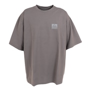 リーフ（REEF）（メンズ）ラッシュガード 半袖 Tシャツ UVカット 紫外線対策 ロゴ RFTEM2324 CHARCOAL LLサイズ