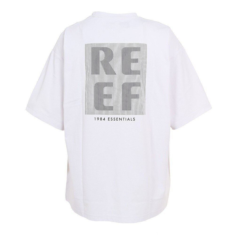 リーフ（REEF）（メンズ）ラッシュガード 半袖 Tシャツ UVカット 紫外線対策 ロゴ RFTEM2324 WHT Lサイズ
