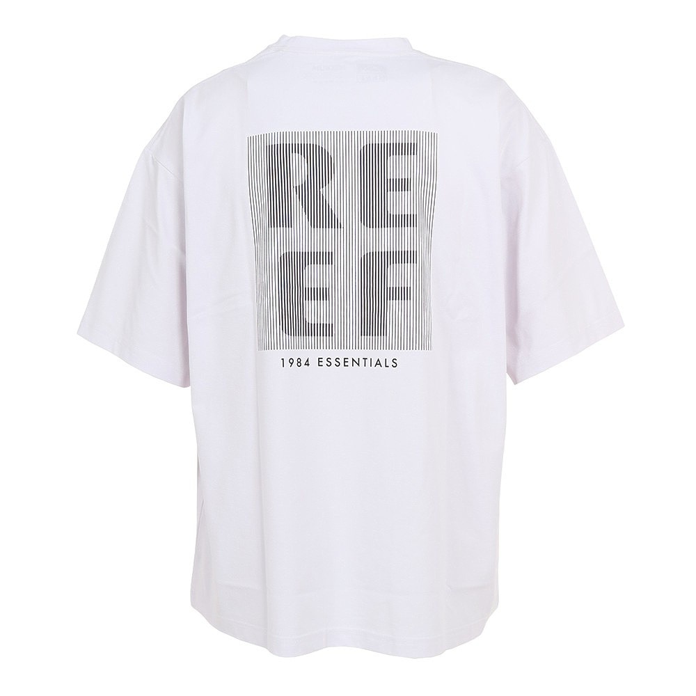 リーフ（REEF）（メンズ）ラッシュガード 半袖 Tシャツ UVカット 紫外線対策 ロゴ RFTEM2324 WHT Mサイズ