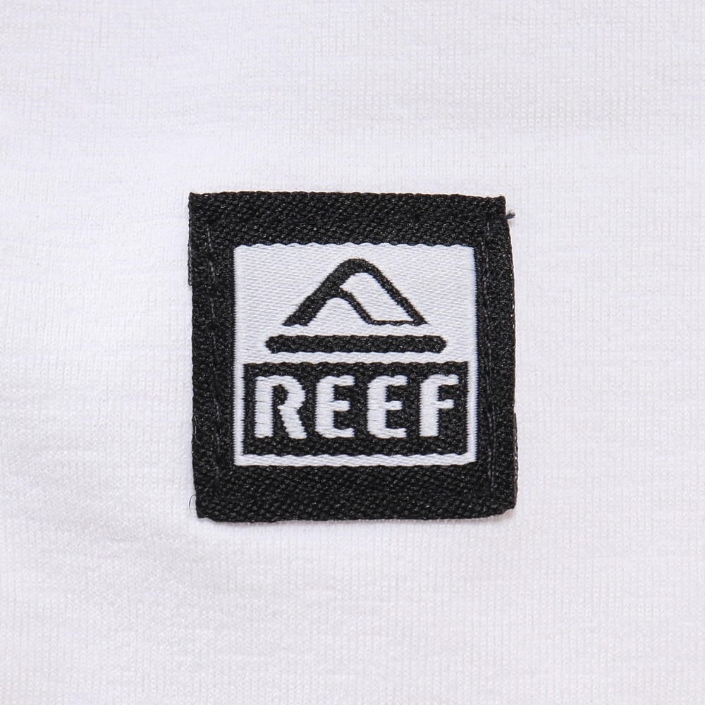 リーフ（REEF）（メンズ）ラッシュガード 半袖 Tシャツ UVカット 紫外線対策 ロゴ RFTEM2324 WHT Mサイズ