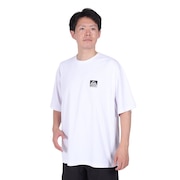 リーフ（REEF）（メンズ）ラッシュガード 半袖 Tシャツ UVカット 紫外線対策 ロゴ RFTEM2324 WHT LLサイズ