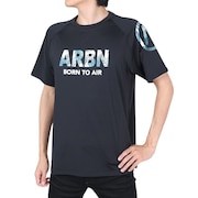 (メンズ)ラッシュガード 半袖 Tシャツ クルーネック 速乾 UVカット 紫外線対策 AB2023SSM-SWIM002