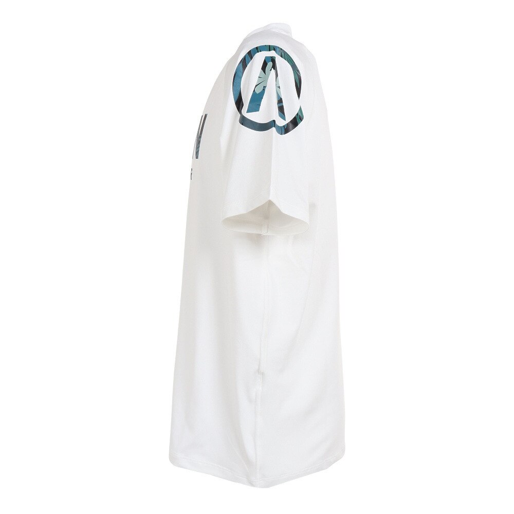 エアボーン（ARBN）（メンズ）ラッシュガード 半袖 Tシャツ クルーネック 速乾 UVカット 紫外線対策 AB2023SSM-SWIM002WHT ホワイト