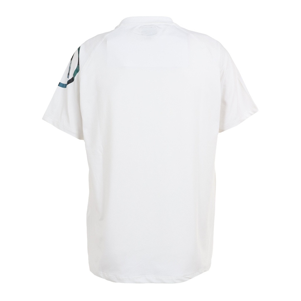 エアボーン（ARBN）（メンズ）ラッシュガード 半袖 Tシャツ クルーネック 速乾 UVカット 紫外線対策 AB2023SSM-SWIM002WHT ホワイト