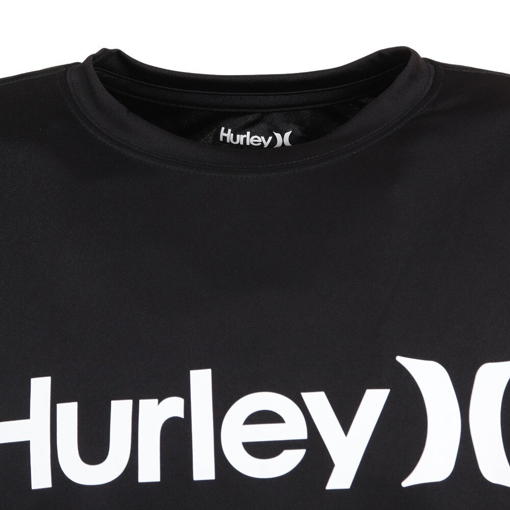 ハーレー｜ハーレー（HURLEY）（メンズ）ラッシュガード 半袖 Tシャツ UVカット UPF50+ 紫外線対策 RASH ONE AND ONLY  TEE MRG2310032-BLK スポーツ用品はスーパースポーツゼビオ