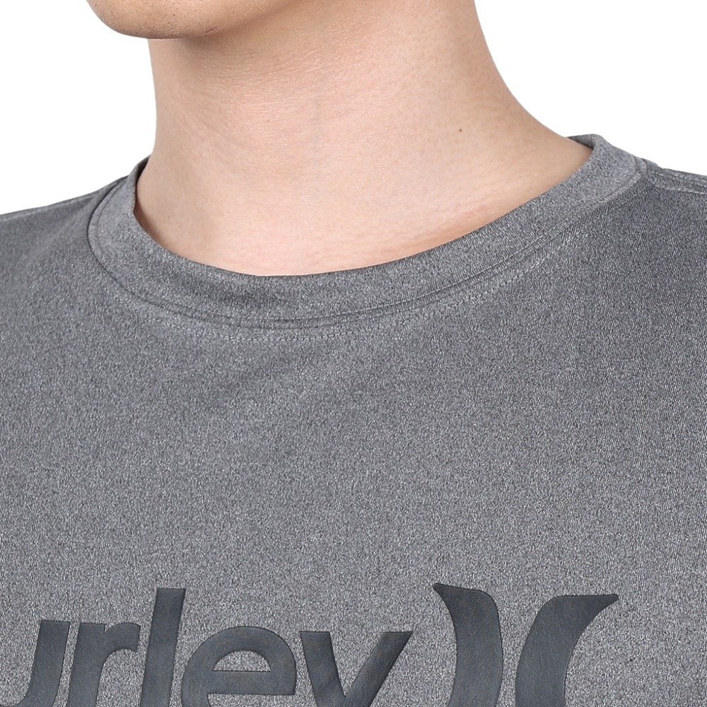 ハーレー（HURLEY）（メンズ）ラッシュガード 半袖 Tシャツ UVカット UPF50+ 紫外線対策 RASH ONE AND ONLY MRG2310032-CGHT