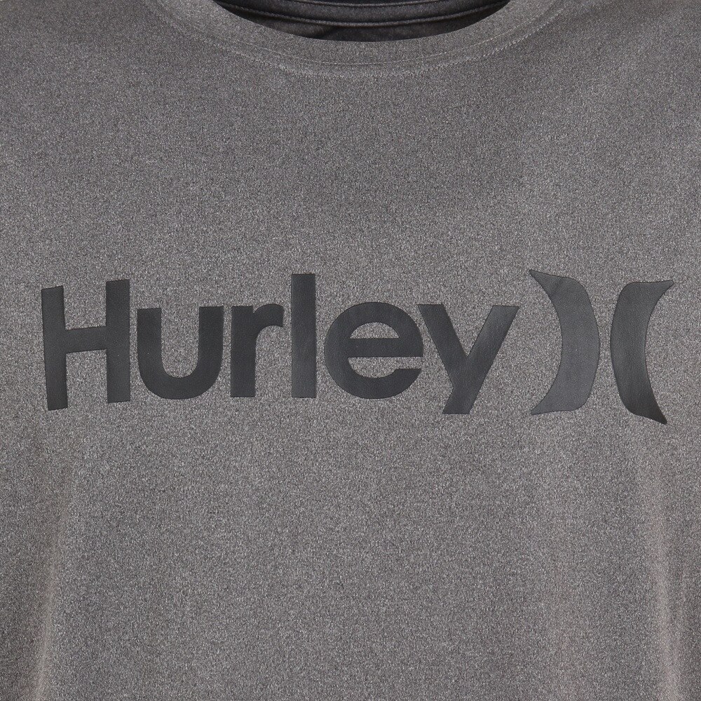 ハーレー（HURLEY）（メンズ）ラッシュガード 半袖 Tシャツ UVカット UPF50+ 紫外線対策 RASH ONE AND ONLY MRG2310032-CGHT