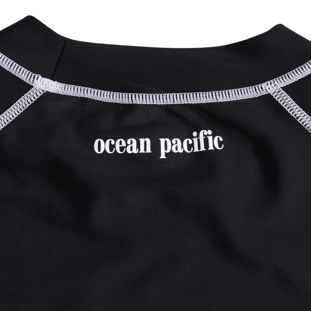 オーシャンパシフィック（Ocean Pacific）（メンズ）ラッシュガード 半袖 ロゴ UVカット 大きいサイズ 5134822BLK