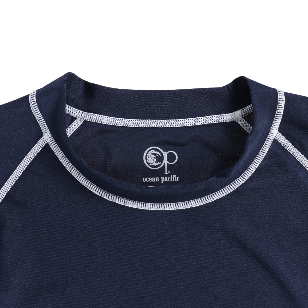 オーシャンパシフィック（Ocean Pacific）（メンズ）ラッシュガード 半袖 ロゴ UVカット 大きいサイズ 5134822NVY