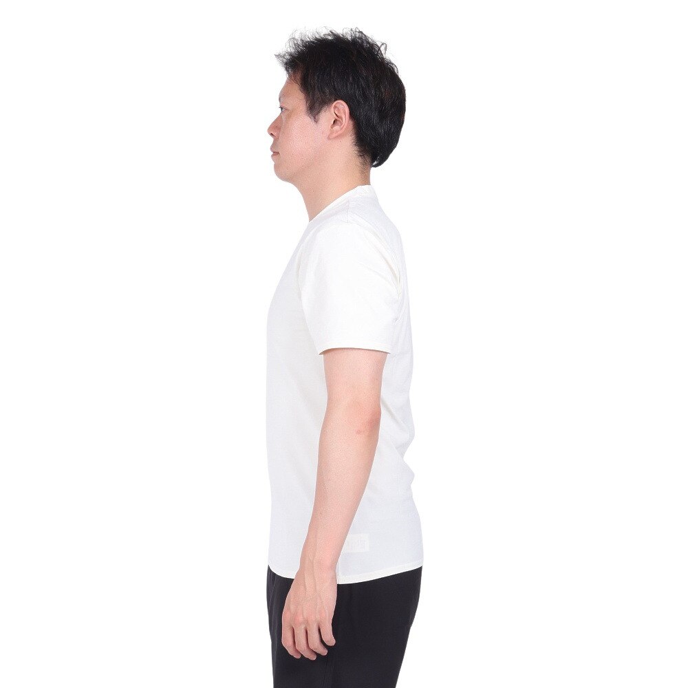 フットマーク（FOOTMARK）（メンズ）ラッシュガード 半袖 ナチュラル プルオーバー Tシャツ 3100101-01 UVカット 水陸両用 虫よけ