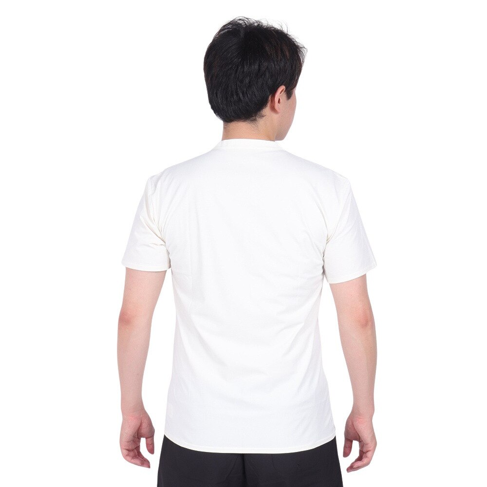 フットマーク（FOOTMARK）（メンズ）ラッシュガード 半袖 ナチュラル プルオーバー Tシャツ 3100101-01 UVカット 水陸両用 虫よけ