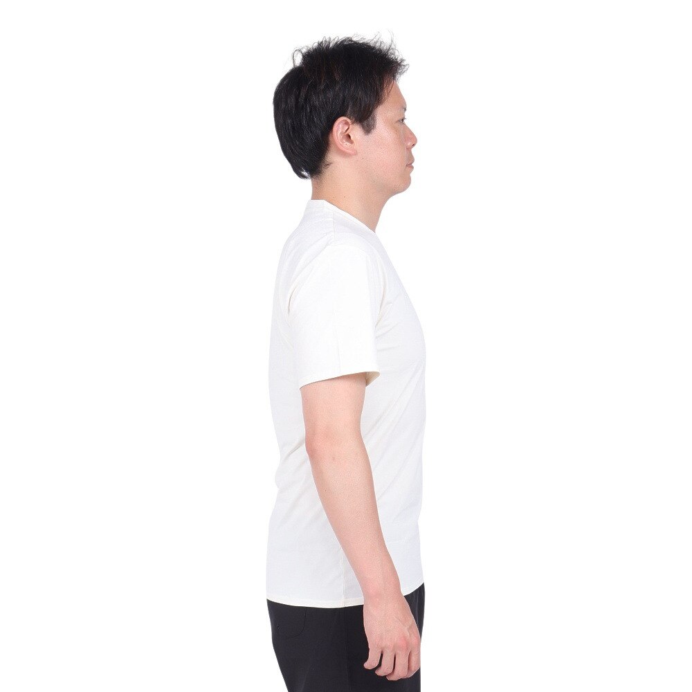 フットマーク（FOOTMARK）（メンズ）ラッシュガード 半袖 ナチュラル プルオーバー Tシャツ 3100101-01 UVカット 水陸両用 虫よけ