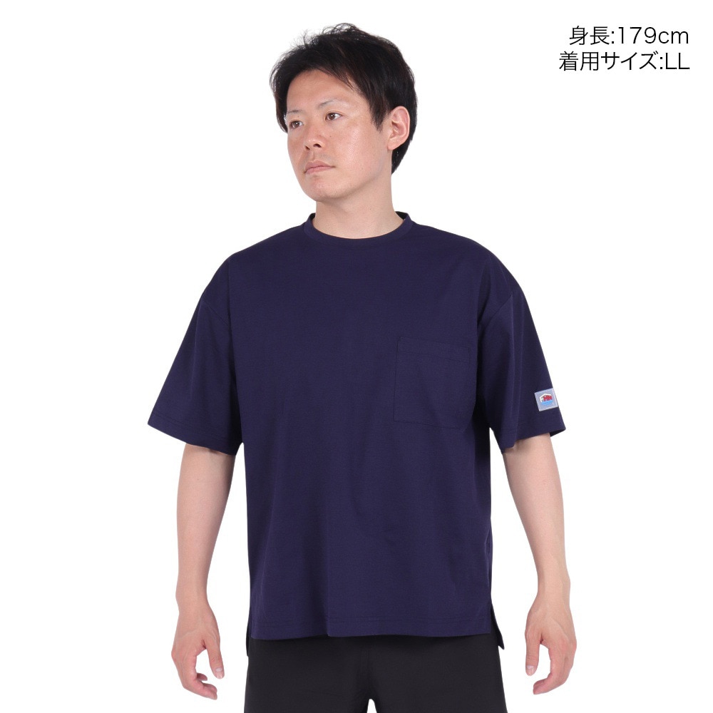 フットマーク（FOOTMARK）（メンズ）ラッシュガード 半袖 ナチュラル プルオーバー Tシャツ オーバーサイズ 3100114-19 UVカット 水陸両用 虫よけ
