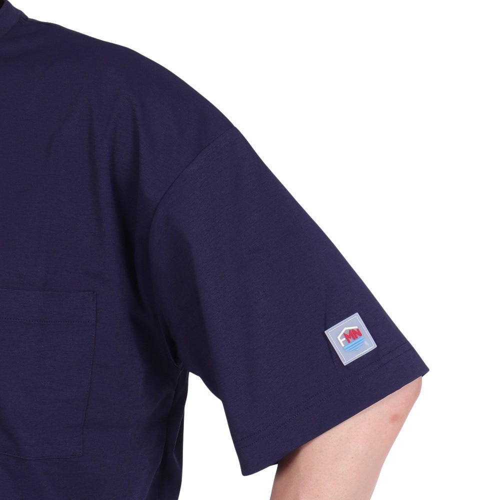 フットマーク（FOOTMARK）（メンズ）ラッシュガード 半袖 ナチュラル プルオーバー Tシャツ オーバーサイズ 3100114-19 UVカット 水陸両用 虫よけ