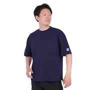 (メンズ)ラッシュガード 半袖 ナチュラル プルオーバー Tシャツ オーバーサイズ 3100114-19 UVカット 水陸両用 虫よけ