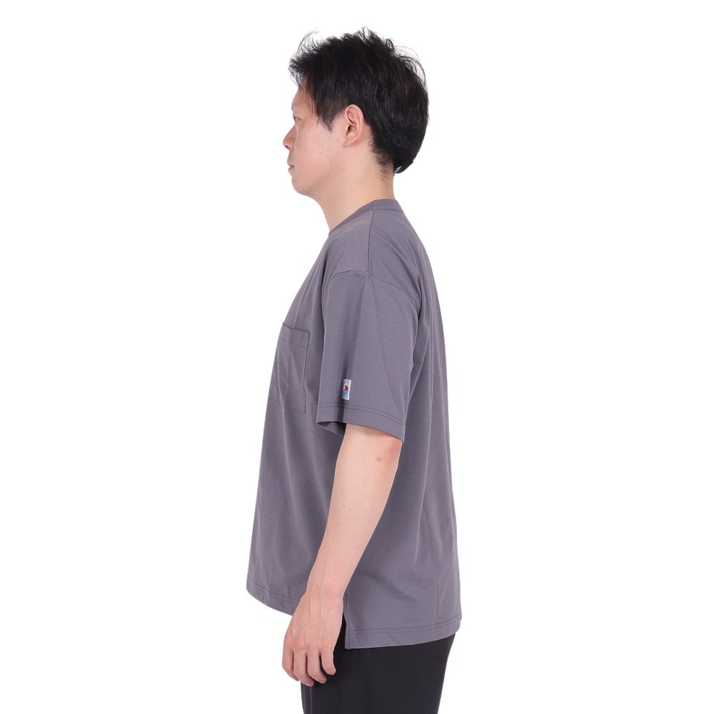 フットマーク（FOOTMARK）（メンズ）ラッシュガード 半袖 ナチュラル プルオーバー Tシャツ オーバーサイズ 3100114-245 UVカット 水陸両用 虫よけ