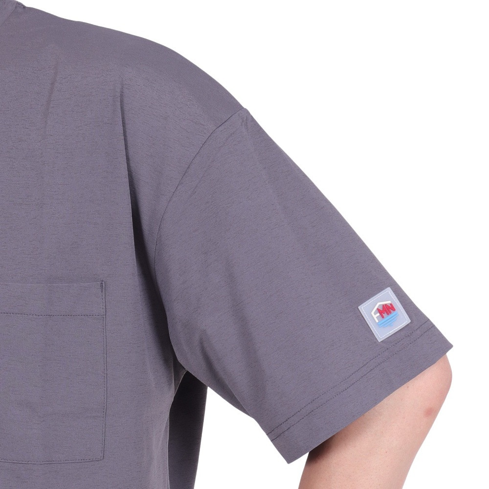 フットマーク（FOOTMARK）（メンズ）ラッシュガード 半袖 ナチュラル プルオーバー Tシャツ オーバーサイズ 3100114-245 UVカット 水陸両用 虫よけ