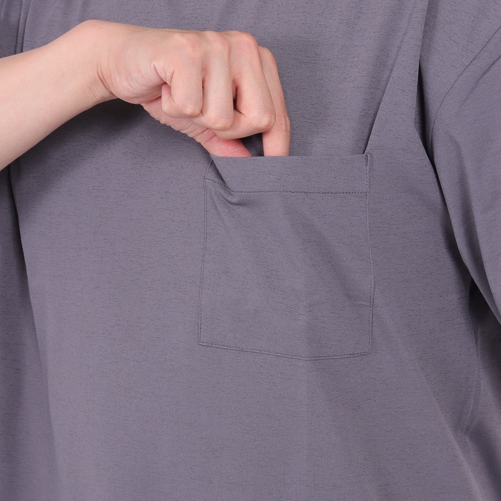 フットマーク（FOOTMARK）（メンズ）ラッシュガード 半袖 ナチュラル プルオーバー Tシャツ オーバーサイズ 3100114-245 UVカット 水陸両用 虫よけ