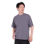 フットマーク（FOOTMARK）（メンズ）ラッシュガード ナチュラル 半袖 プルオーバー Tシャツ オーバーサイズ 3100114-245