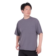 (メンズ)ラッシュガード 半袖 ナチュラル プルオーバー Tシャツ オーバーサイズ 3100114-245 UVカット 水陸両用 虫よけ
