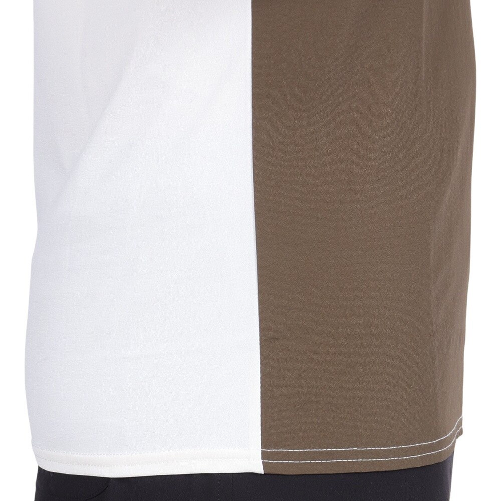 フットマーク（FOOTMARK）（メンズ）ラッシュガード 半袖 ナチュラル プルオーバー Tシャツ カラーブロック 3100315-18 UVカット 水陸両用 虫よけ