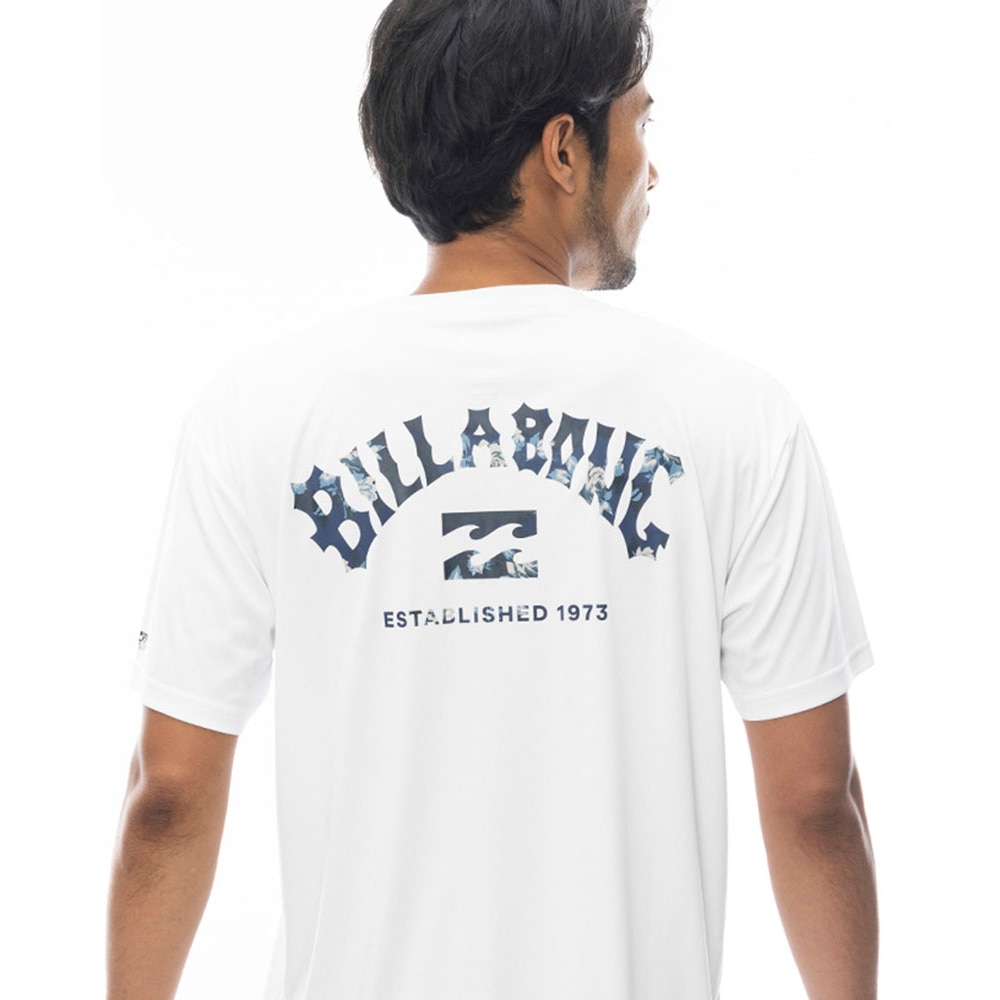 ビラボン（BILLABONG）（メンズ）ラッシュガード 半袖 ラッシュT BE011856 WHT