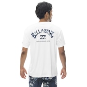 (メンズ)ラッシュガード 半袖 ラッシュT BE011856 WHT