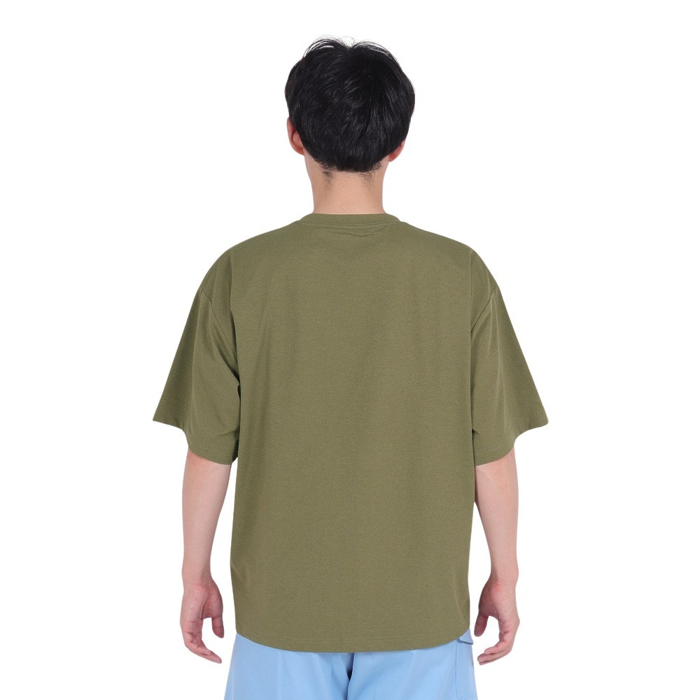 リーフ（REEF）（メンズ）ラッシュガード 半袖 ロゴ ラッシュ半袖Tシャツ RFTEM2321-OLV