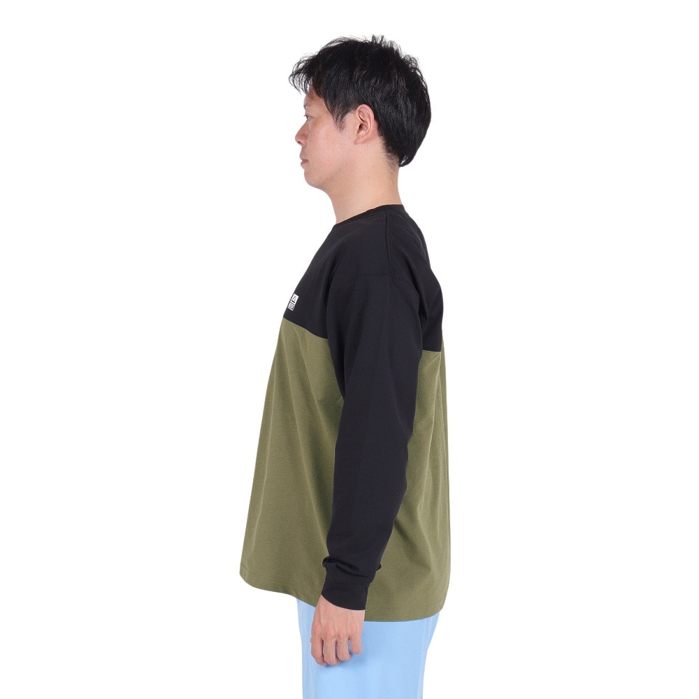 リーフ（REEF）（メンズ）ラッシュガード 長袖 BICOLOR ラッシュ長袖Tシャツ RFTEM2421-OLV