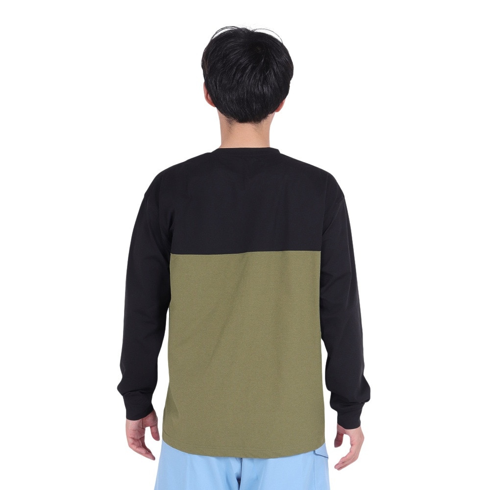 リーフ（REEF）（メンズ）ラッシュガード 長袖 BICOLOR ラッシュ長袖Tシャツ RFTEM2421-OLV