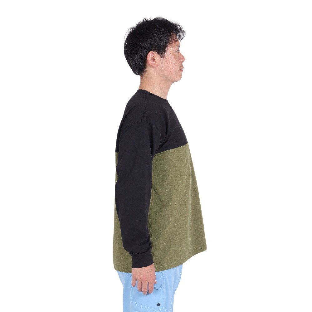 リーフ（REEF）（メンズ）ラッシュガード 長袖 BICOLOR ラッシュ長袖Tシャツ RFTEM2421-OLV