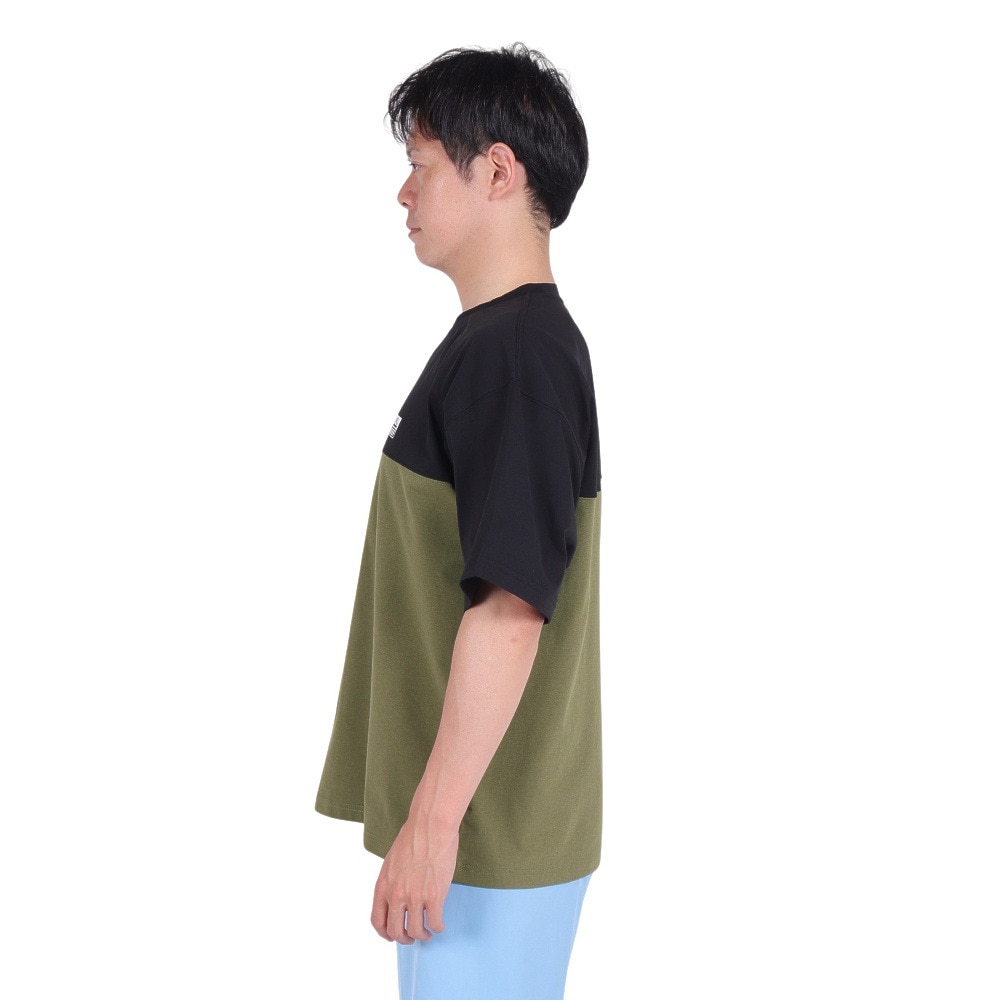 リーフ（REEF）（メンズ）ラッシュガード 半袖 BICOLOR ラッシュ半袖Tシャツ RFTEM2422-OLV