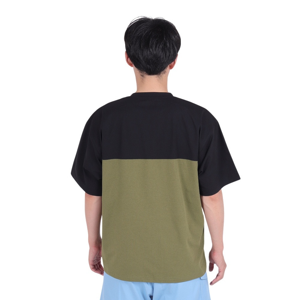 リーフ（REEF）（メンズ）ラッシュガード 半袖 BICOLOR ラッシュ半袖Tシャツ RFTEM2422-OLV