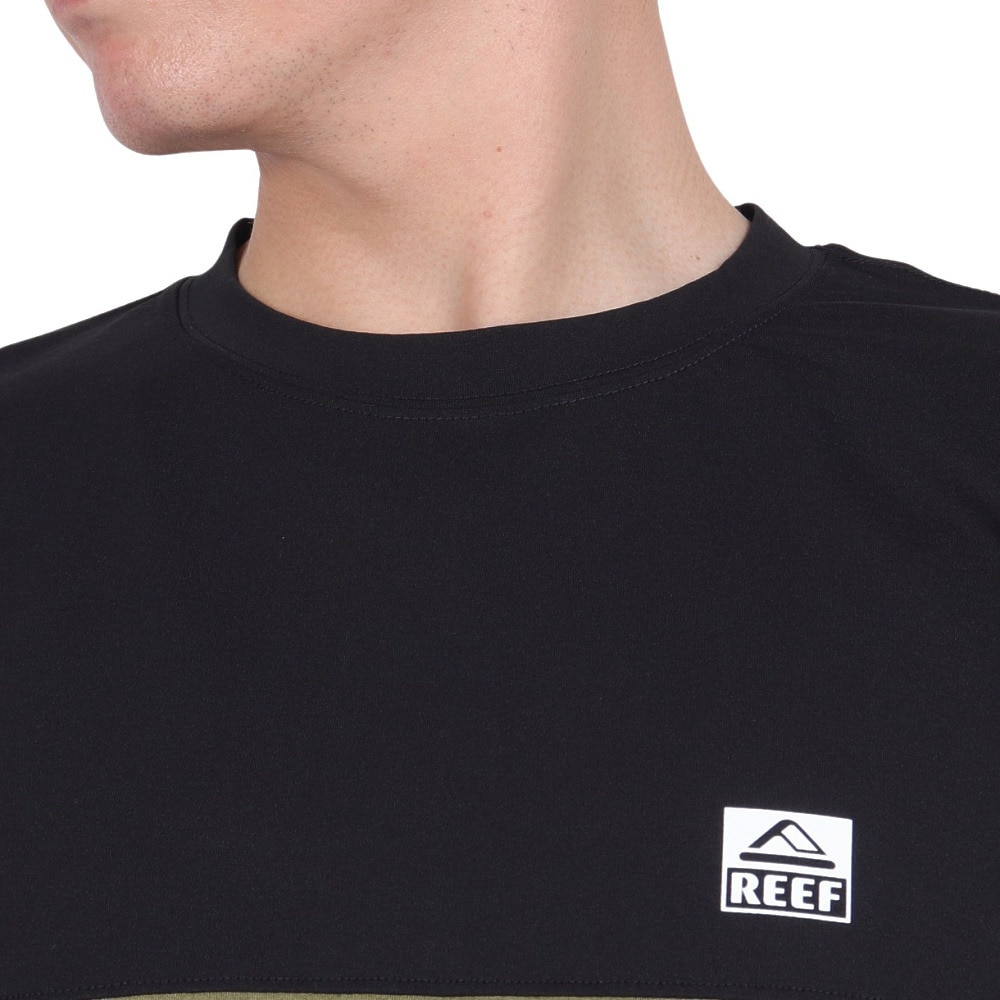 リーフ（REEF）（メンズ）ラッシュガード 半袖 BICOLOR ラッシュ半袖Tシャツ RFTEM2422-OLV