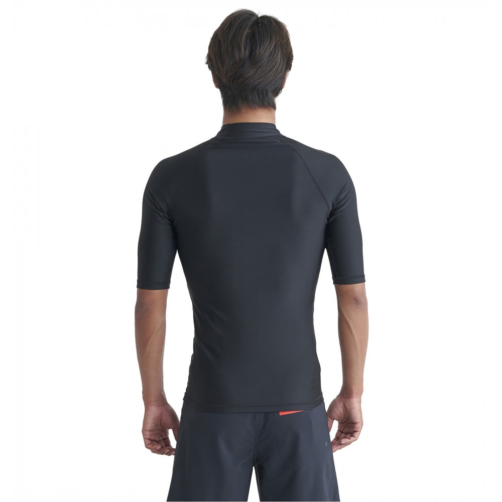 クイックシルバー（Quiksilver）（メンズ）ラッシュガード 半袖 UVカット 速乾 SATURN SR 24SP QLY241024 BLK2