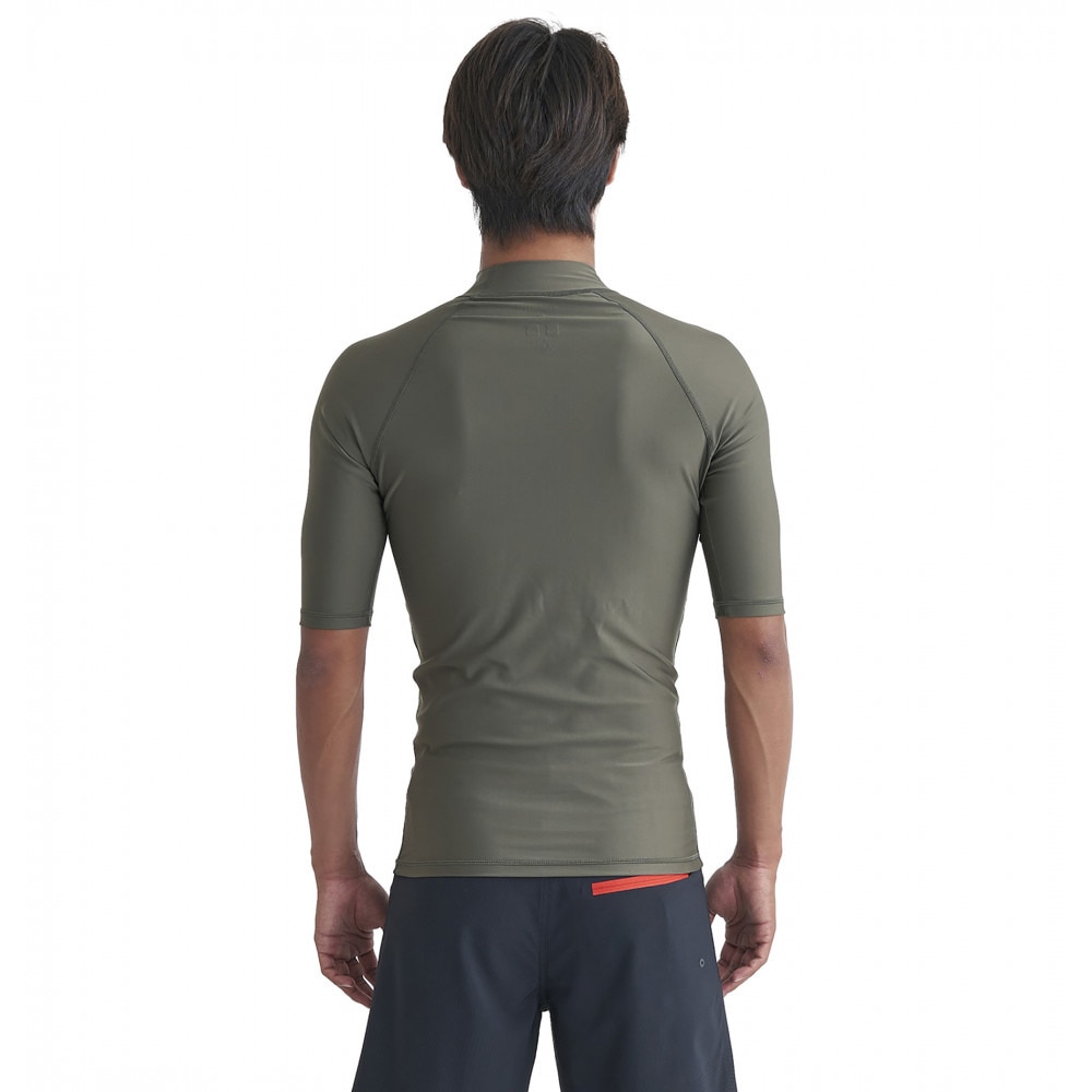 クイックシルバー（Quiksilver）（メンズ）ラッシュガード 半袖 UVカット 速乾 SATURN SR 24SP QLY241024 KHA