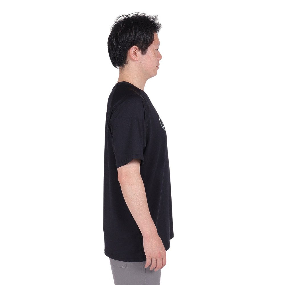 エアボーン（ARBN）（メンズ）ラッシュガード 半袖 Tシャツ AB24SSM-APP0904BLK