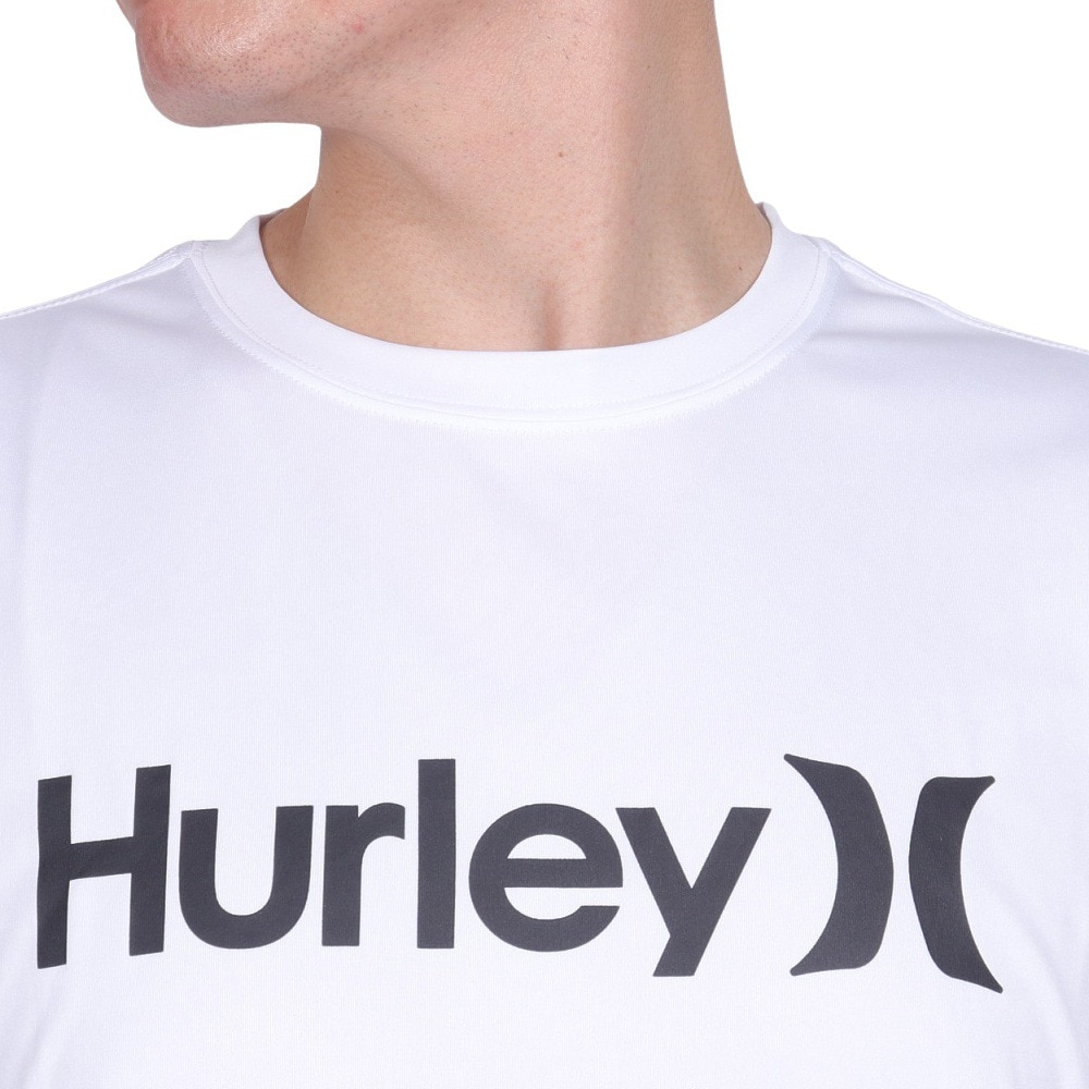 ハーレー（HURLEY）（メンズ）ラッシュガード 半袖 ワンアンドオンリー Tシャツ MRG2310032-WHT
