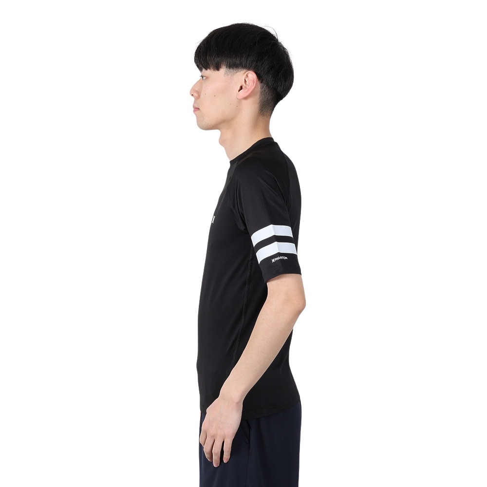 ハーレー（HURLEY）（メンズ）ラッシュガード PHNTM RASH BP COMP 半袖シャツ 24 MRG2310038-BLK