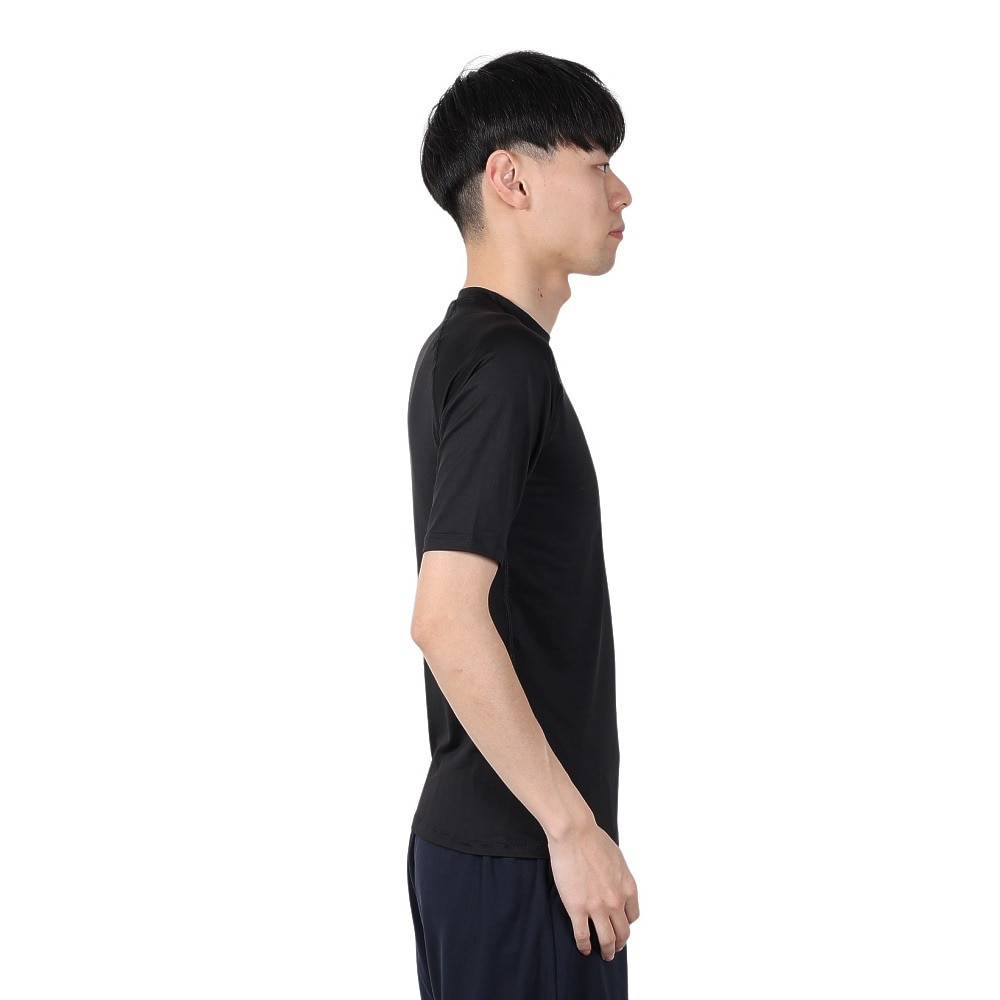 ハーレー（HURLEY）（メンズ）ラッシュガード PHNTM RASH BP COMP 半袖シャツ 24 MRG2310038-BLK