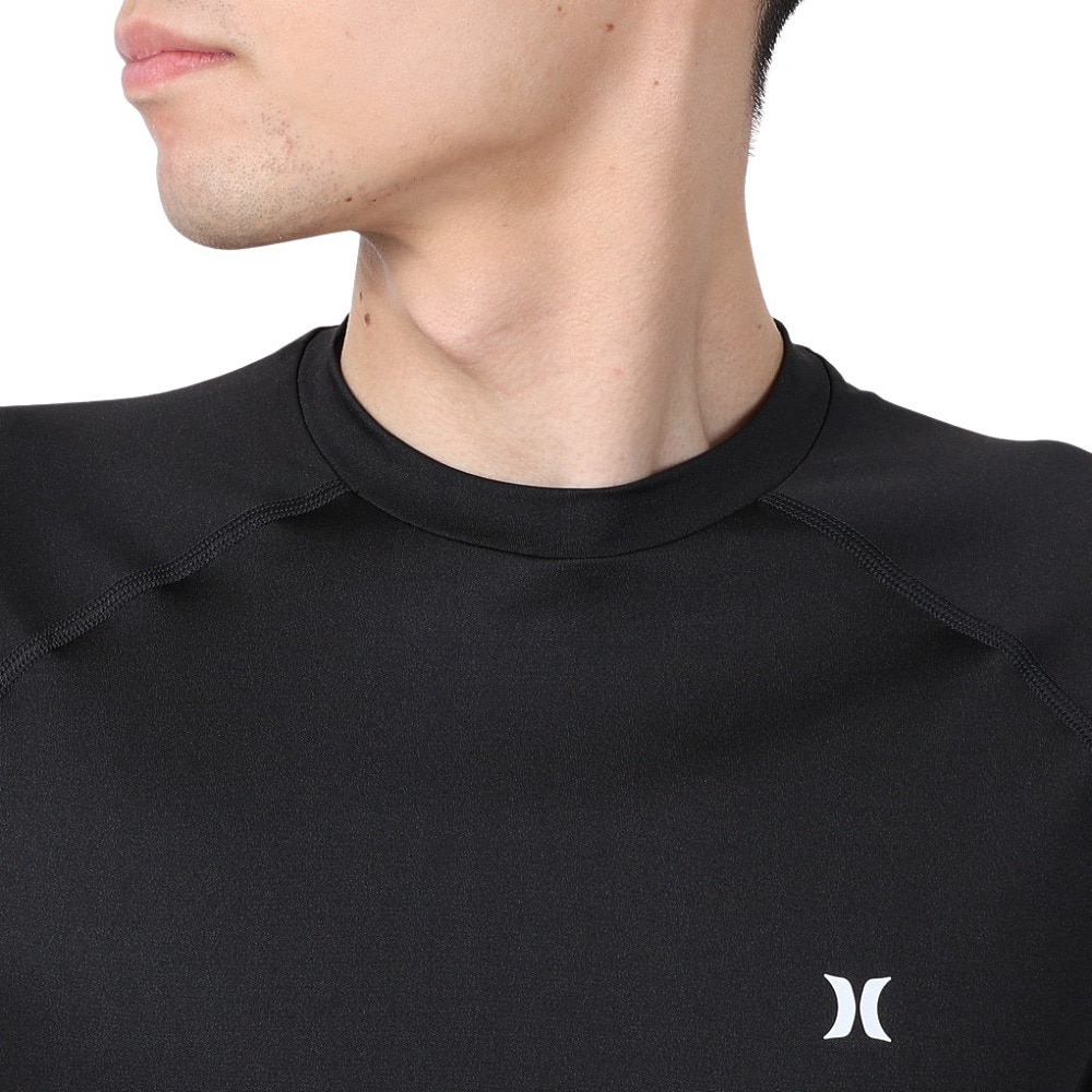 ハーレー（HURLEY）（メンズ）ラッシュガード PHNTM RASH BP COMP 半袖シャツ 24 MRG2310038-BLK