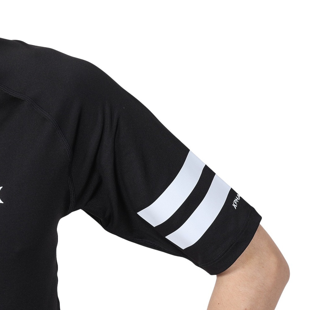 ハーレー（HURLEY）（メンズ）ラッシュガード PHNTM RASH BP COMP 半袖シャツ 24 MRG2310038-BLK