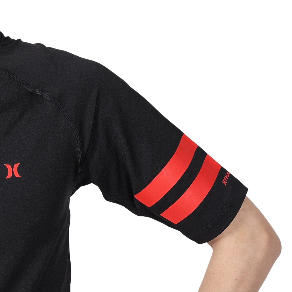 ハーレー（HURLEY）（メンズ）ラッシュガード PHNTM RASH BP COMP 半袖シャツ 24 MRG2310038-BLK2