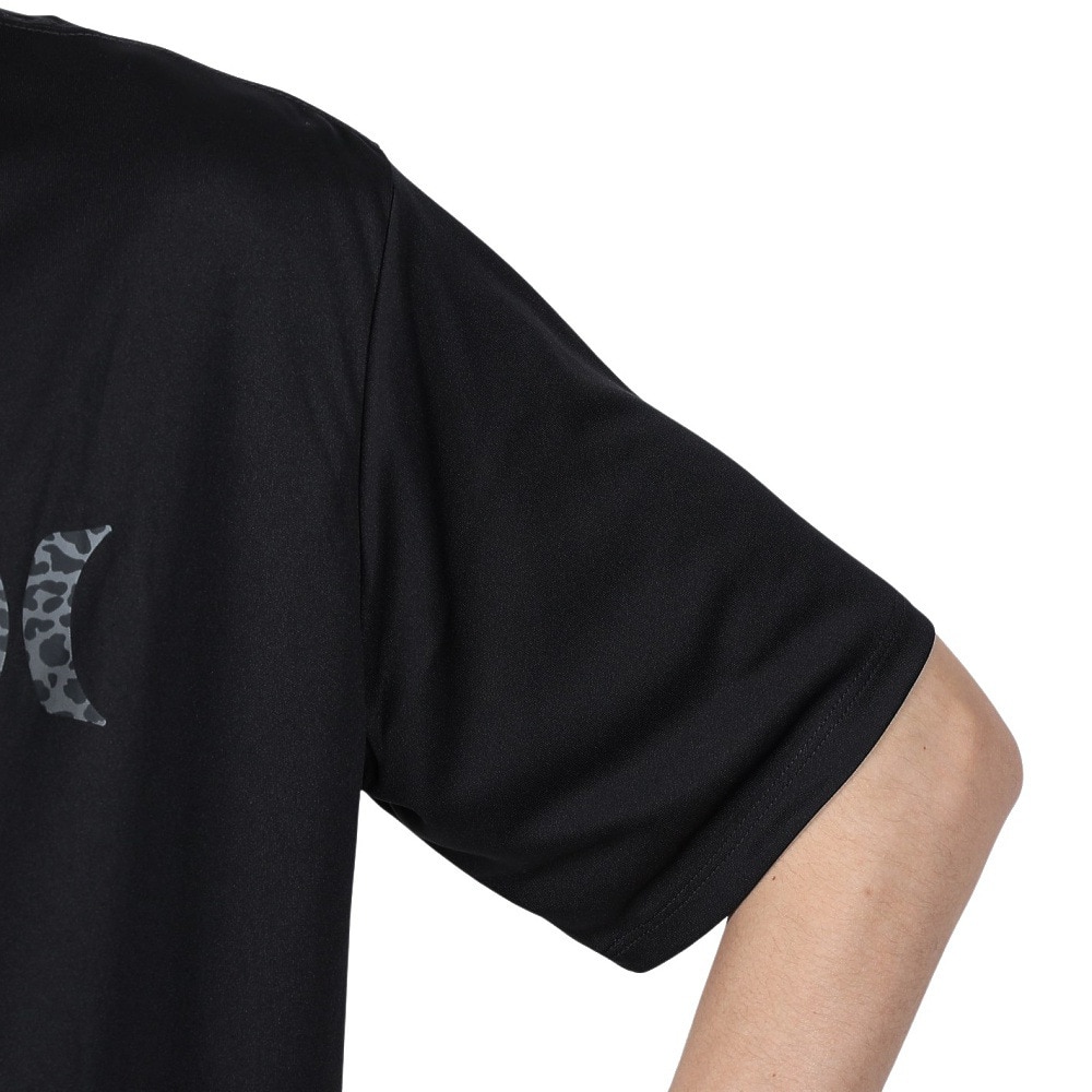 ハーレー（HURLEY）（メンズ）ラッシュガード RASH LEO OAO 半袖Tシャツ 24 MRG2411028-BLK