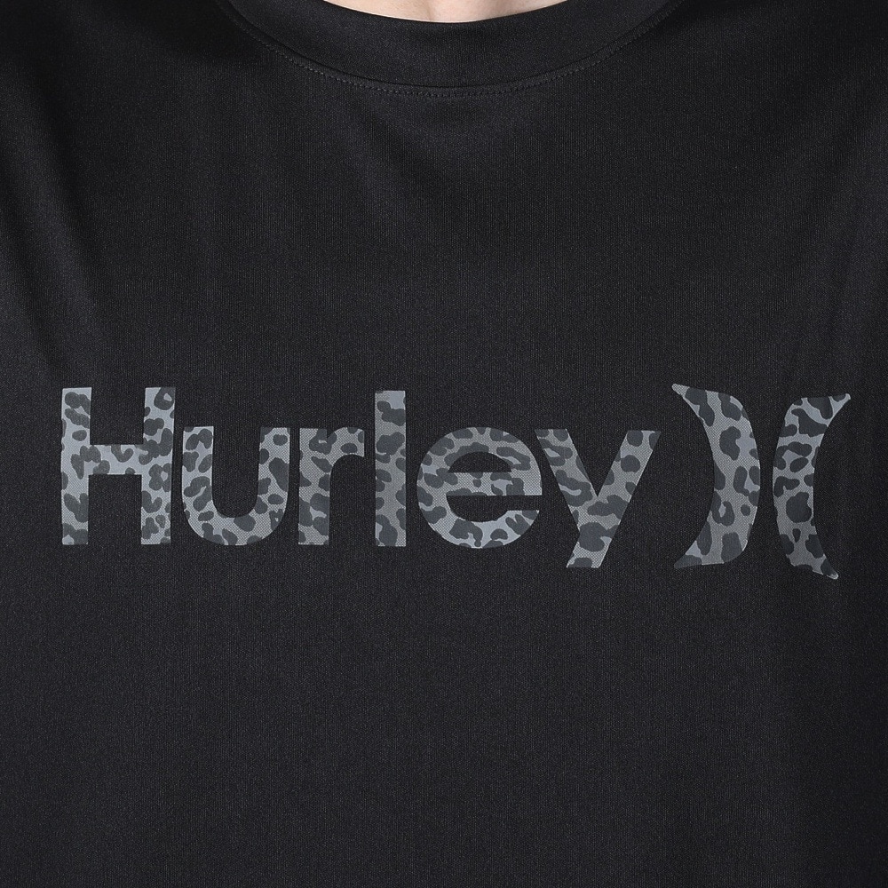 ハーレー（HURLEY）（メンズ）ラッシュガード RASH LEO OAO 半袖Tシャツ 24 MRG2411028-BLK