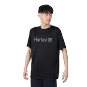 (メンズ)ラッシュガード RASH LEO OAO 半袖Tシャツ 24 MRG2411028-BLK