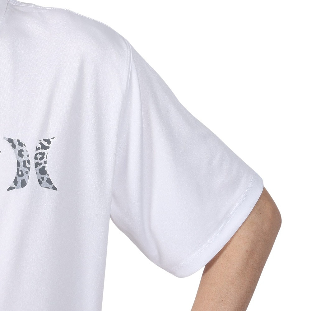ハーレー（HURLEY）（メンズ）ラッシュガード RASH LEO OAO 半袖Tシャツ 24 MRG2411028-WHT
