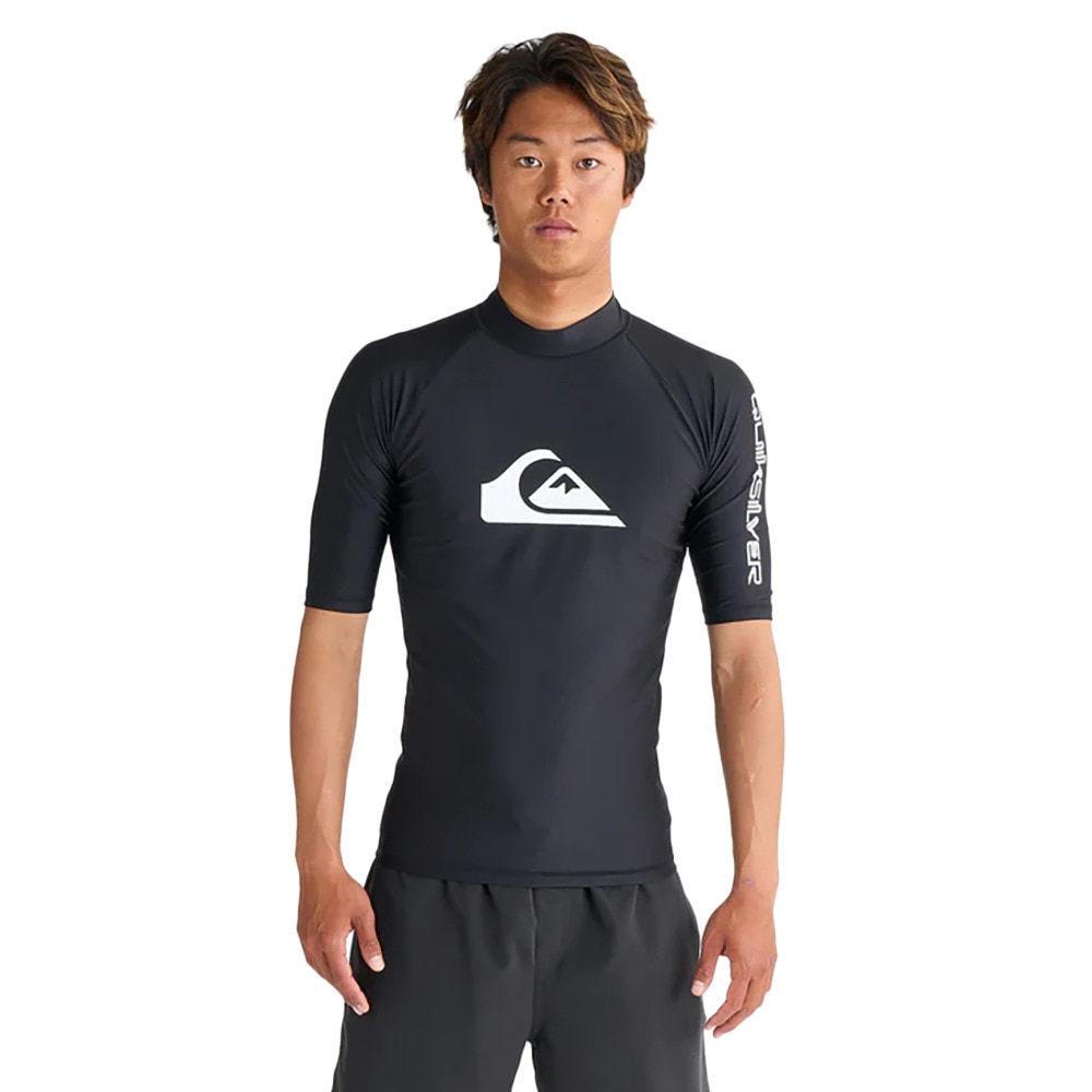 クイックシルバー（Quiksilver）（メンズ）ラッシュガード 半袖 ALL TIME SR ラッシュガード 25SPQLY251002BLK1